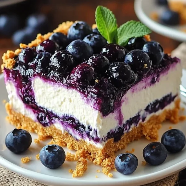 No-Bake Blueberry Yum Yum