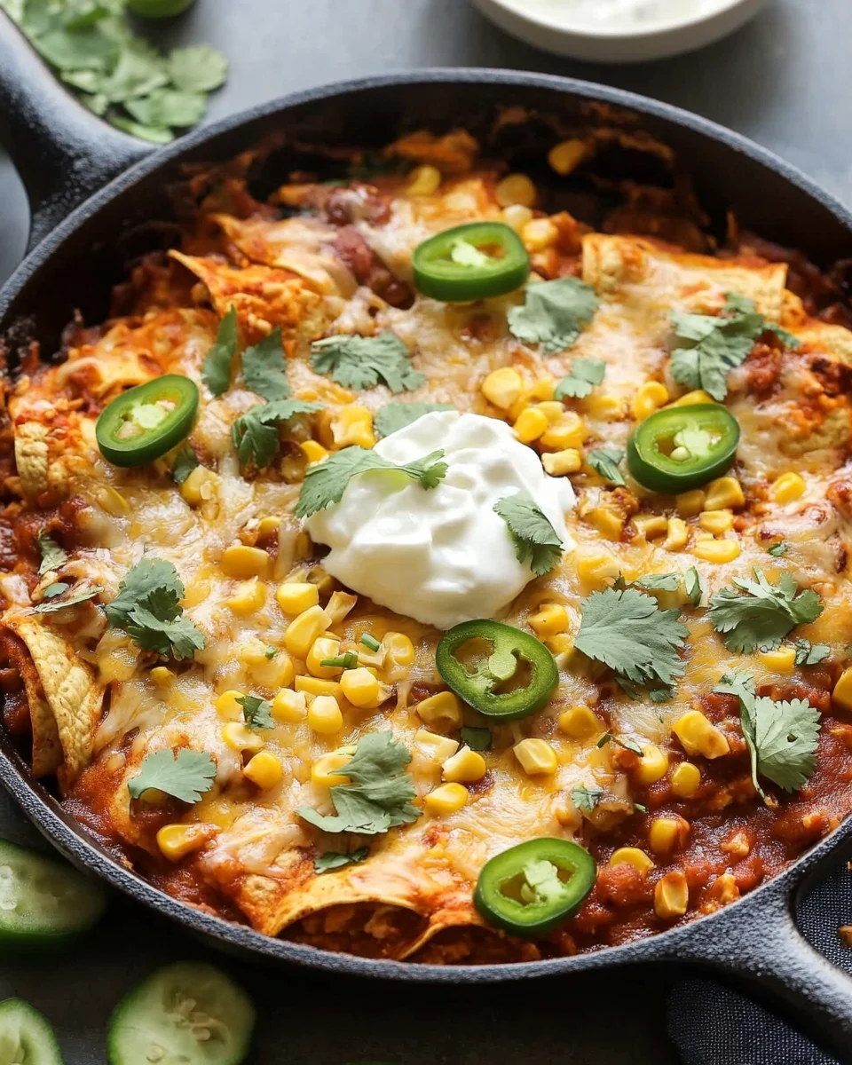Homepage 6 One Skillet Street Corn Chicken Enchilada Bake