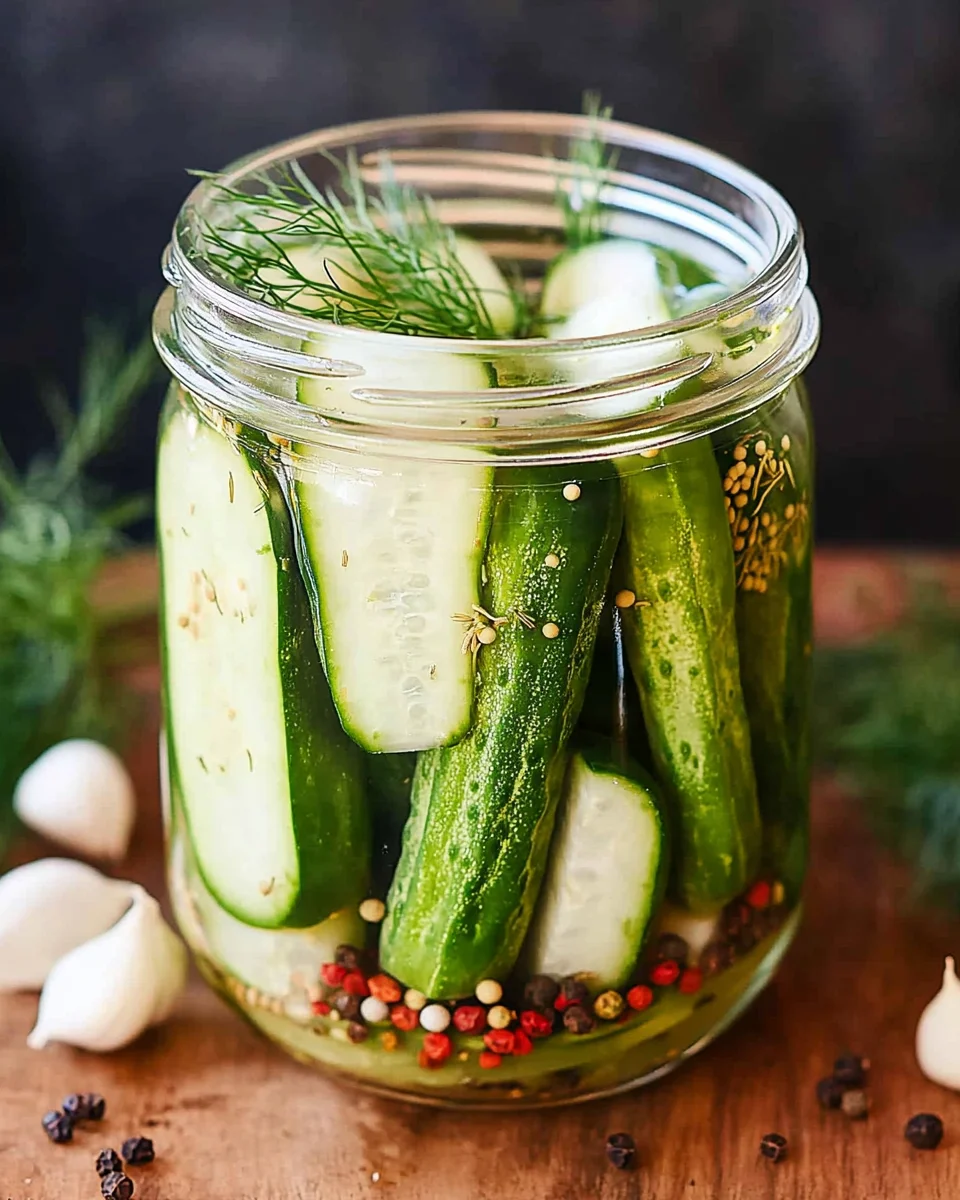 Overnight Refrigerator Dill Pickles 18 Overnight