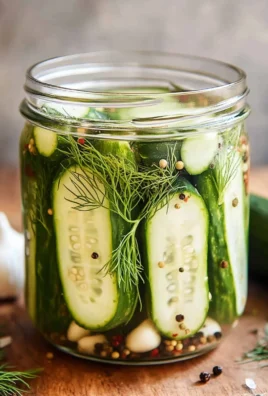 Overnight Refrigerator Dill Pickles