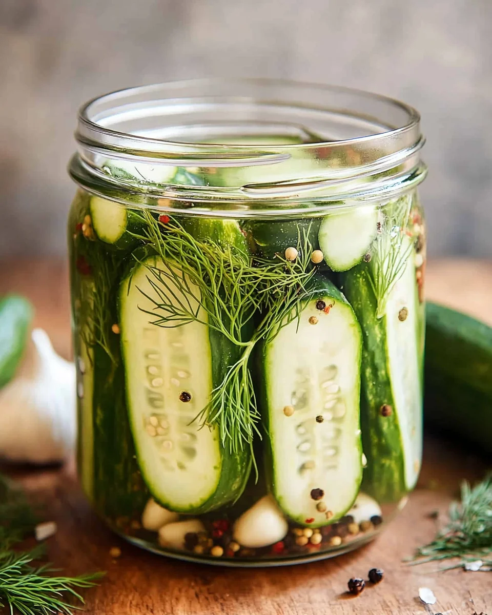 Overnight Refrigerator Dill Pickles 21 Overnight Refrigerator Dill Pickles