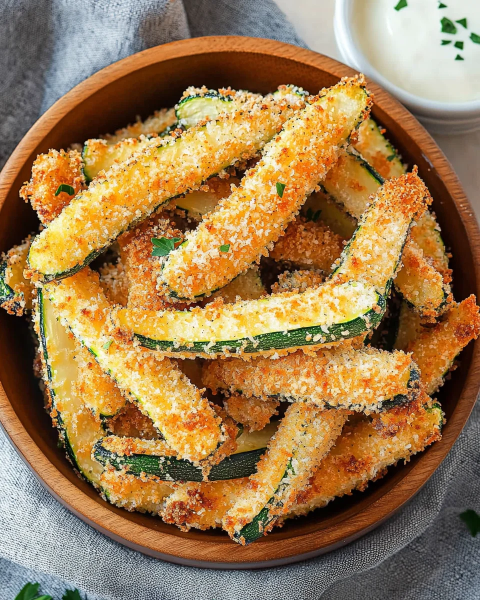 Parmesan Zucchini Fries