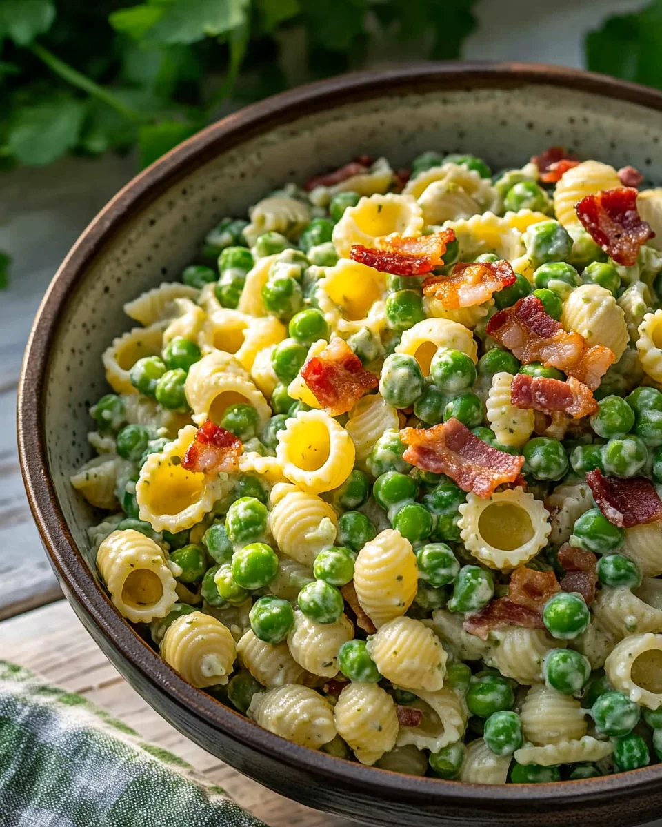 Pea Pasta Salad 19 Pea