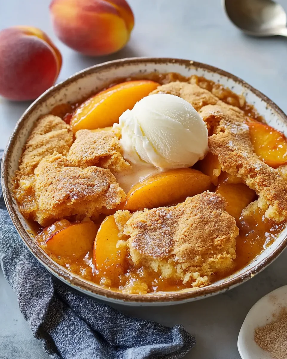 Peach Cobbler with Cake Mix 18 Peach