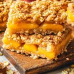 Peach Crumble Bars