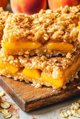 Peach Crumble Bars 31 Peach Crumble Bars