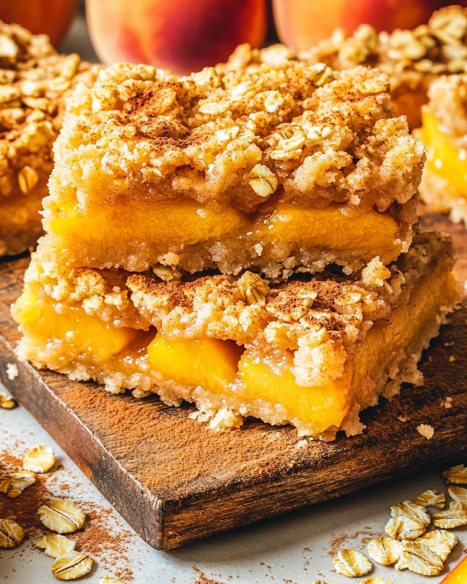 Homepage 16 Peach Crumble Bars