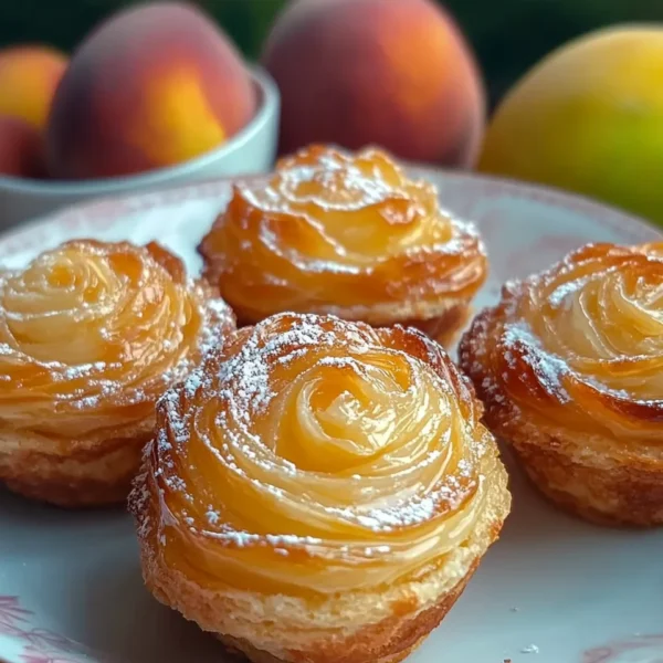 Peach Pie Cruffins Recipe
