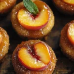 Peach Upside Down Mini Cakes