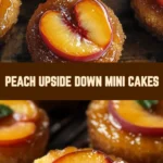 Peach Upside Down Mini Cakes 23 Pinterest Hidden Image