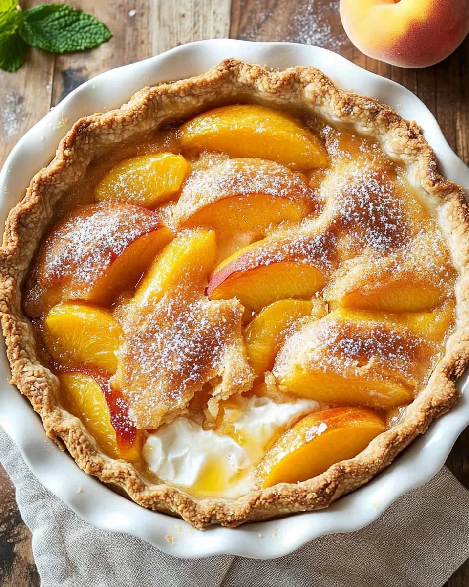 Peaches and Cream Pie 26 Peaches