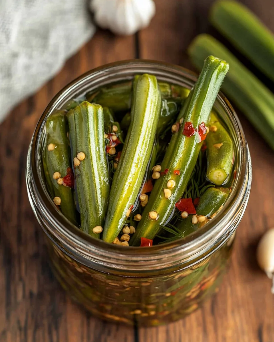 Pickled Okra 22 Pickled