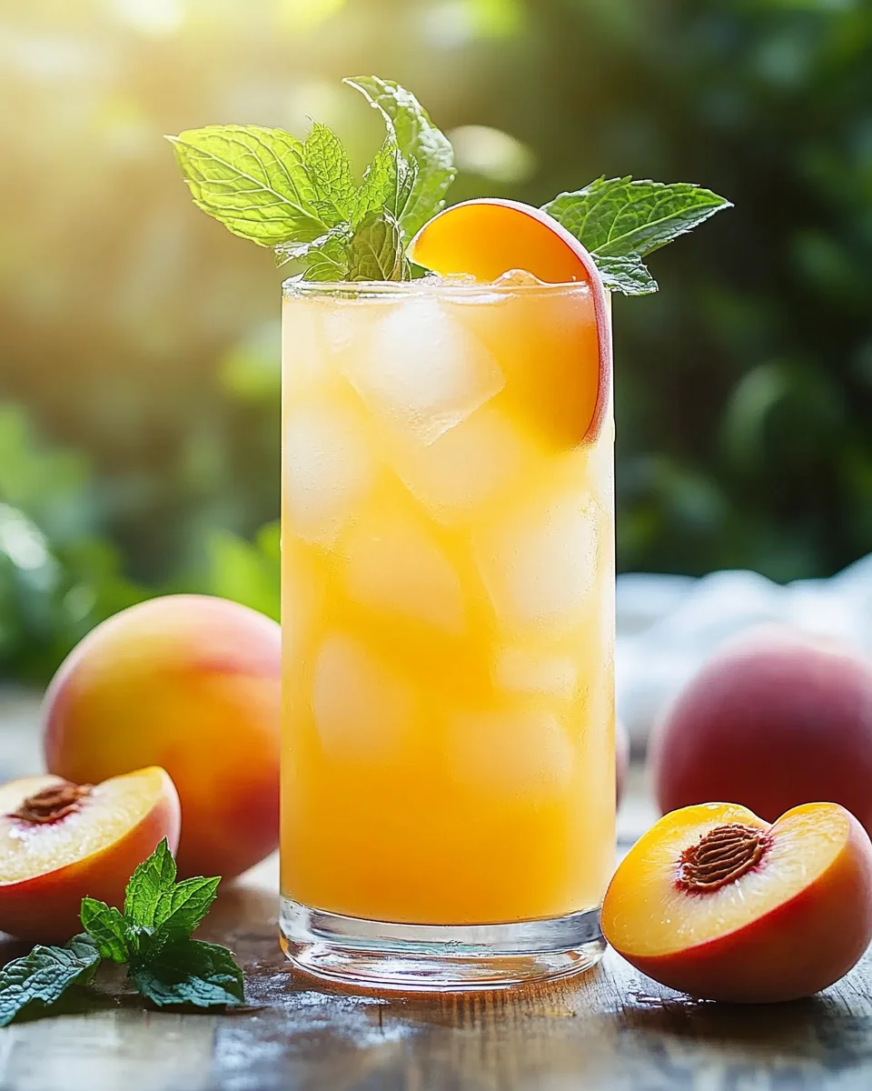 Refreshing Peach Lemonade 21 Refreshing