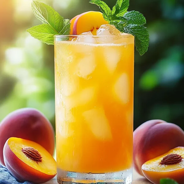 Refreshing Peach Lemonade