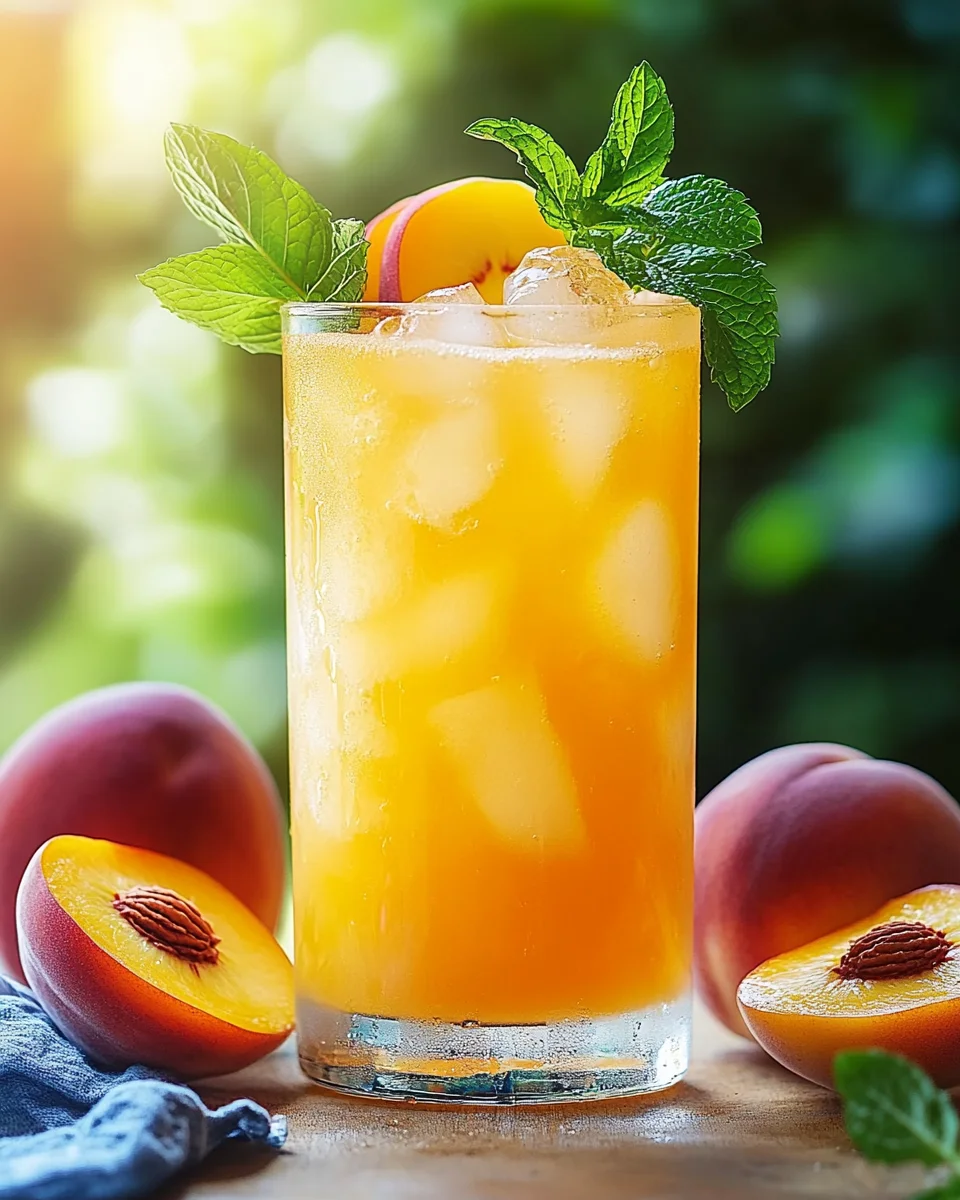 Refreshing Peach Lemonade 24 Refreshing Peach Lemonade