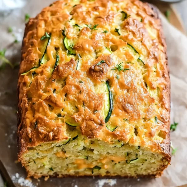 Savory Zucchini Cheddar Quick Bread