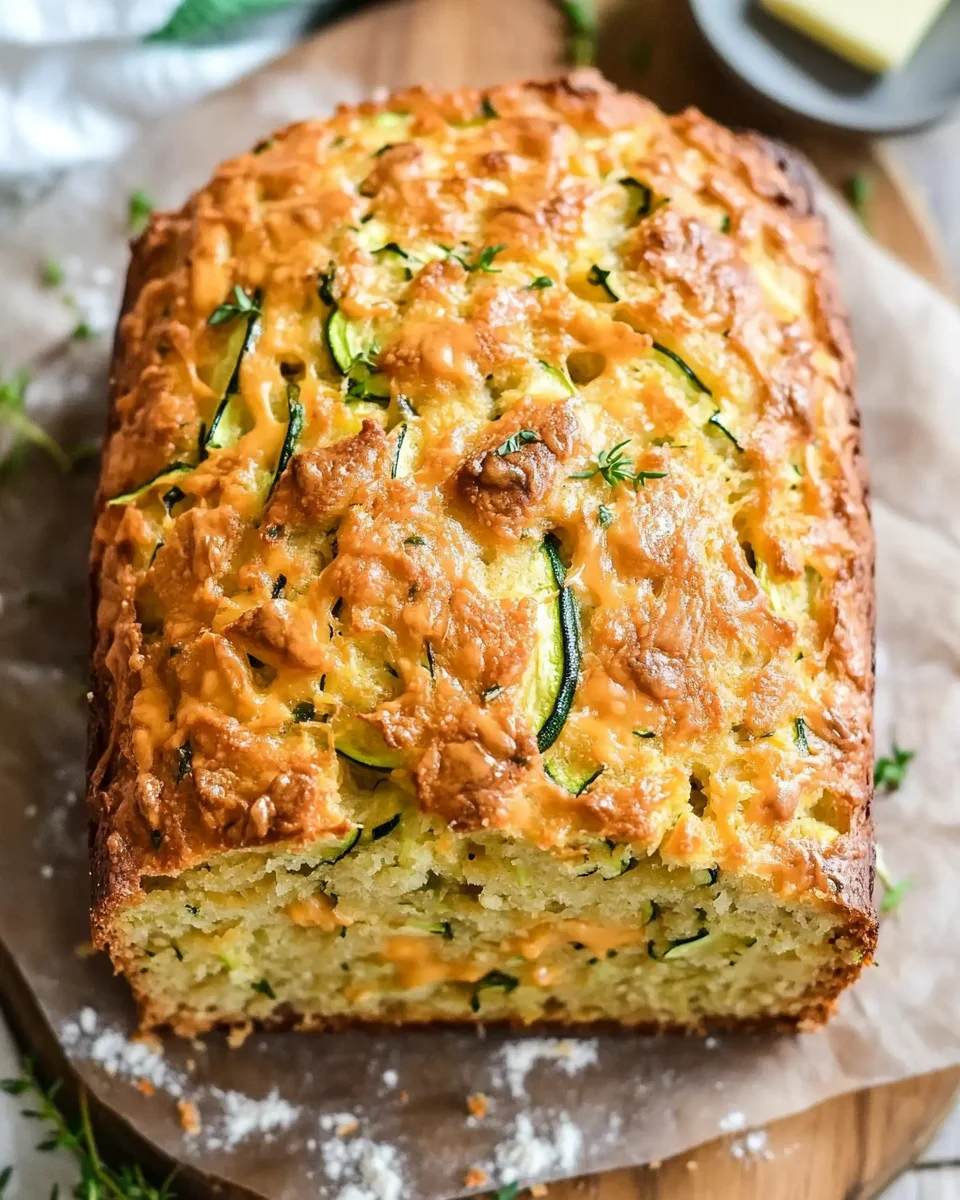 Savory Zucchini Cheddar Quick Bread 24 Savory Zucchini Cheddar Quick Bread
