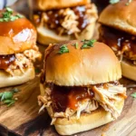 Shredded BBQ Chicken Sliders