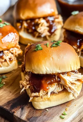Shredded BBQ Chicken Sliders 24 Shredded BBQ Chicken Sliders