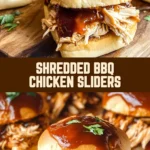 Shredded BBQ Chicken Sliders 17 Pinterest Hidden Image