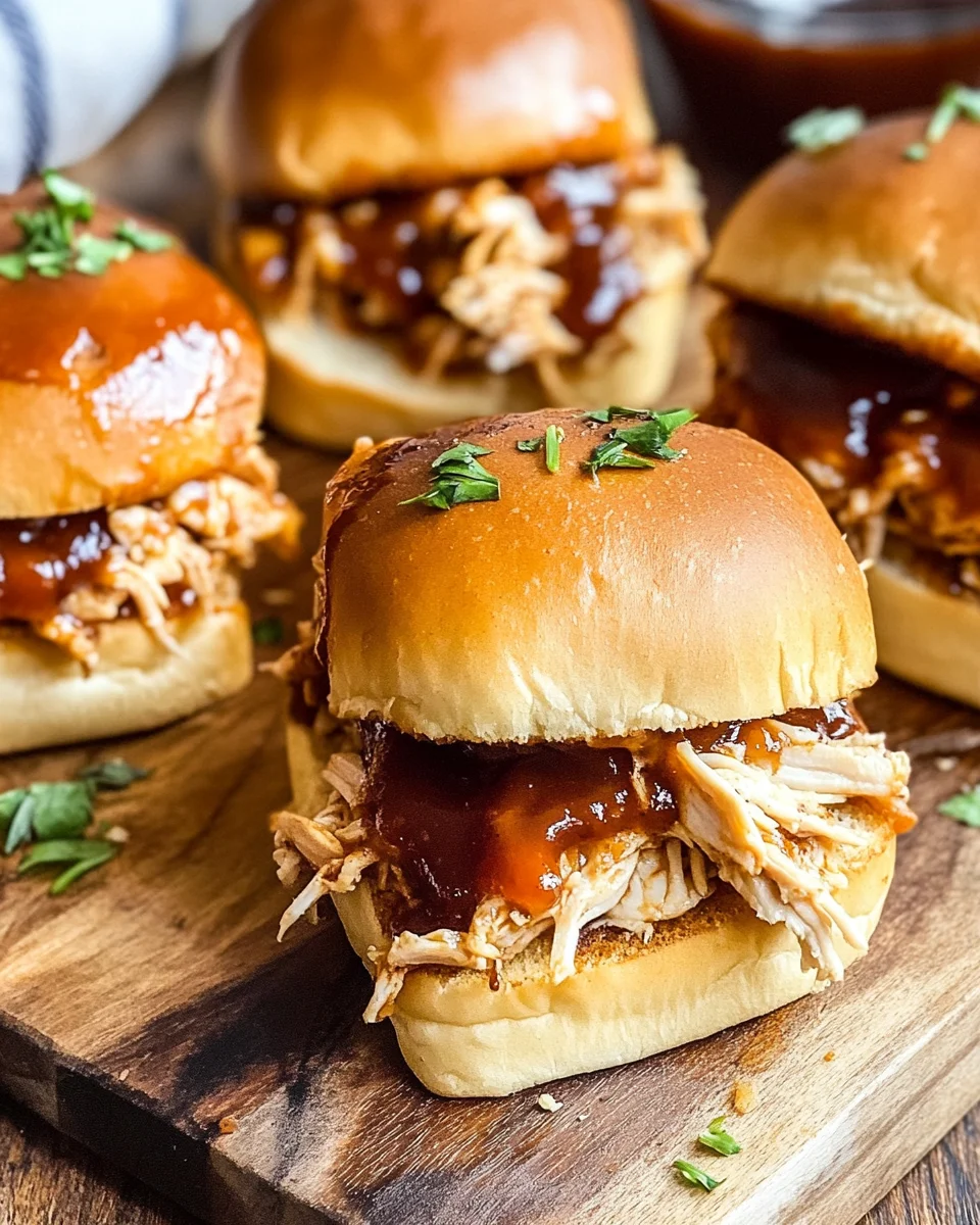 Homepage 2 Shredded BBQ Chicken Sliders