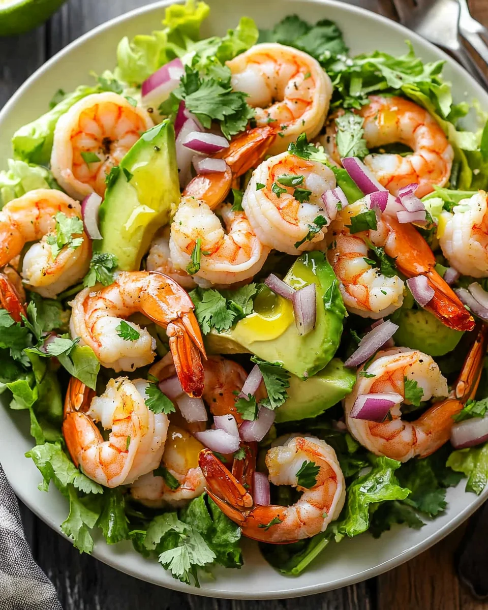 Shrimp Avocado Salad 21 Shrimp