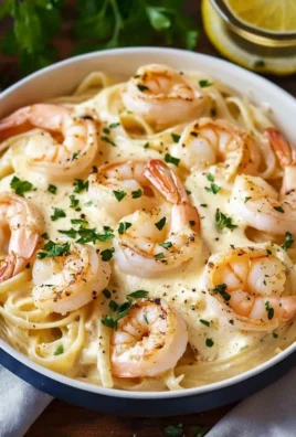 Shrimp Scampi Garlic Cream Pasta 23 Shrimp Scampi Garlic Cream Pasta