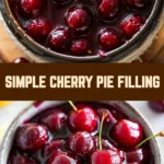 Simple Cherry Pie Filling 13 Pinterest Hidden Image