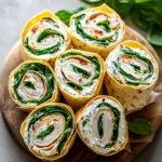 Smoked Turkey Pinwheels with fresh Herb Cream Cheese