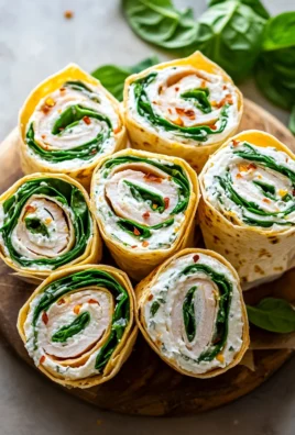 Smoked Turkey Pinwheels with fresh Herb Cream Cheese 23 Smoked Turkey Pinwheels with fresh Herb Cream Cheese