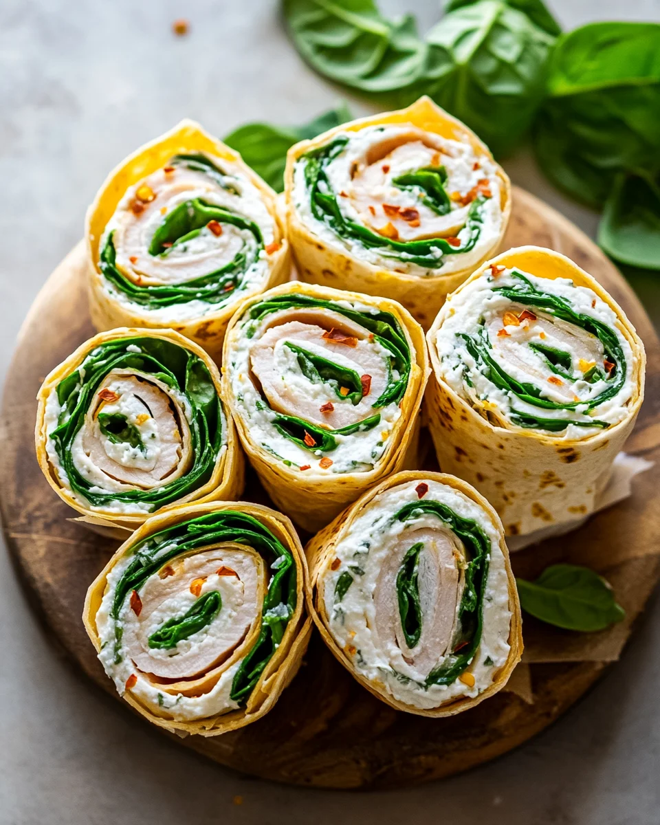Smoked Turkey Pinwheels with fresh Herb Cream Cheese 21 Smoked Turkey Pinwheels with fresh Herb Cream Cheese