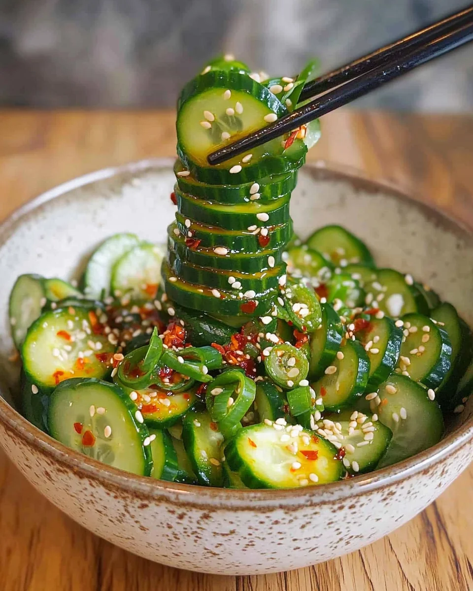 Homepage 2 Spiral Cucumber Salad: Korean-Inspired Recipe