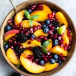 Summer Peach Fruit Salad