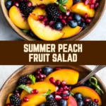 Summer Peach Fruit Salad 15 Pinterest Hidden Image