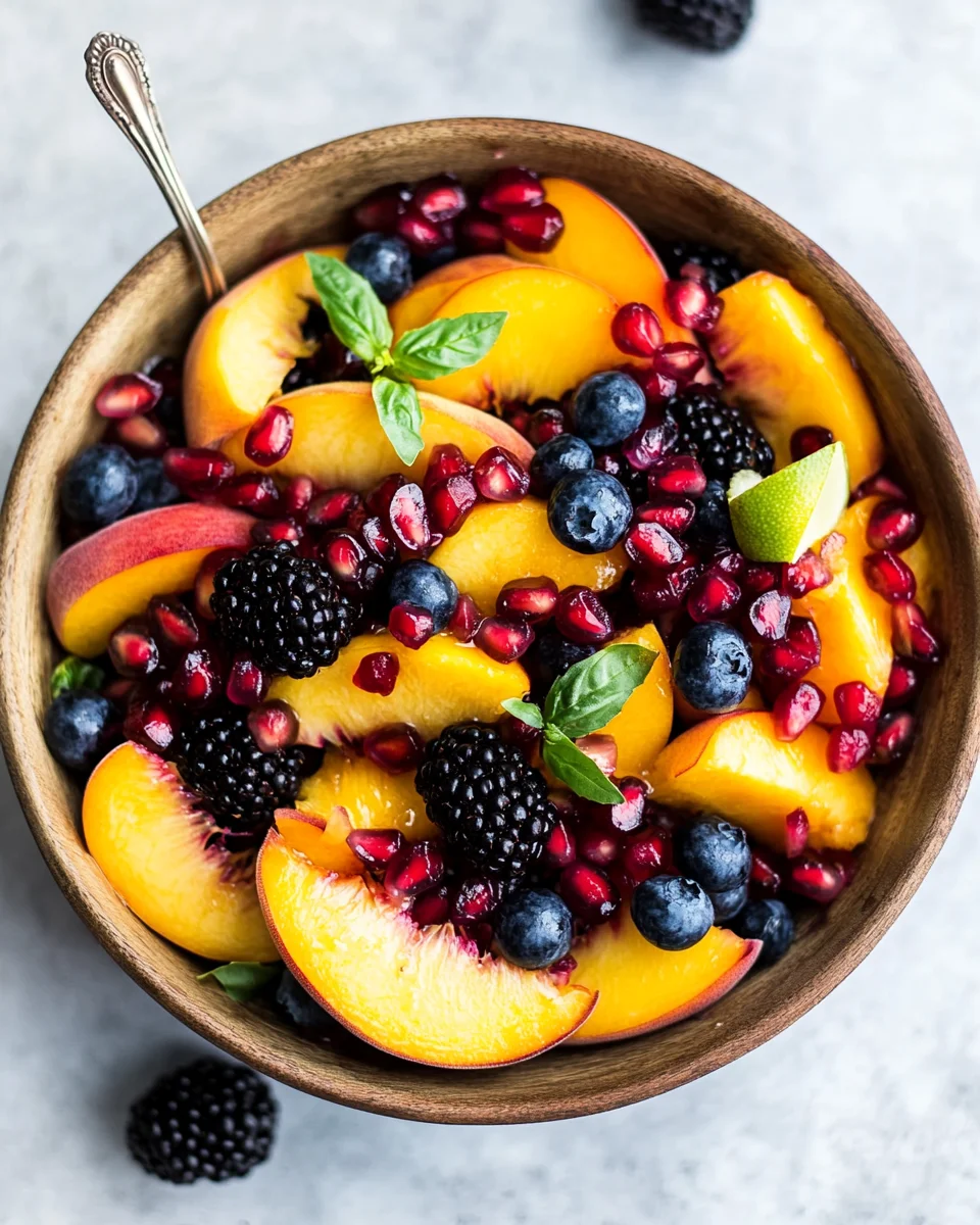 Summer Peach Fruit Salad 20 Summer Peach Fruit Salad