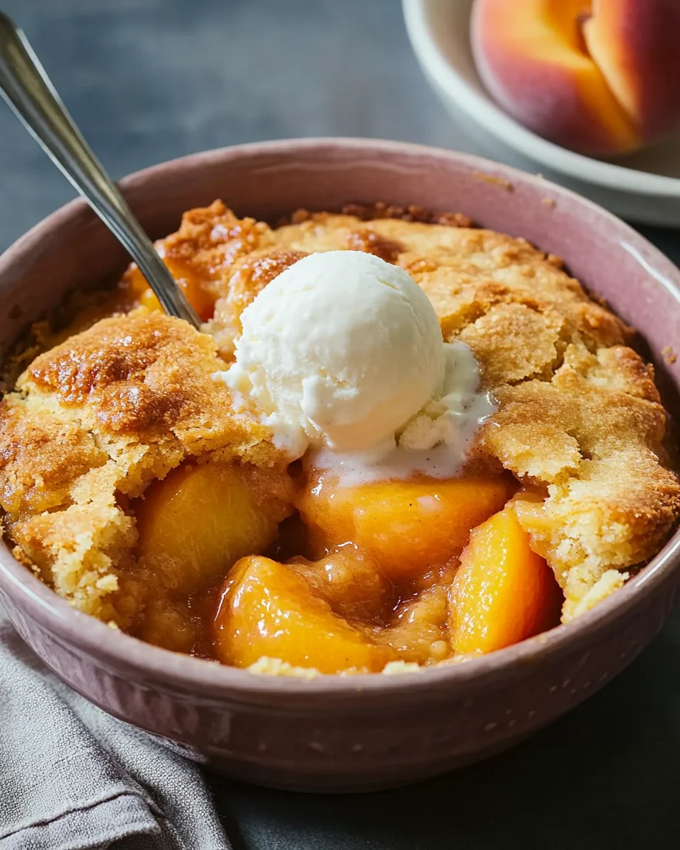 Homepage 17 Super Easy Peach Cobbler