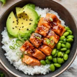 Teriyaki Salmon Sushi Bowl (GF)