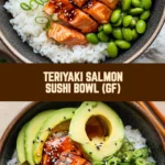 Teriyaki Salmon Sushi Bowl (GF) 16 Pinterest Hidden Image