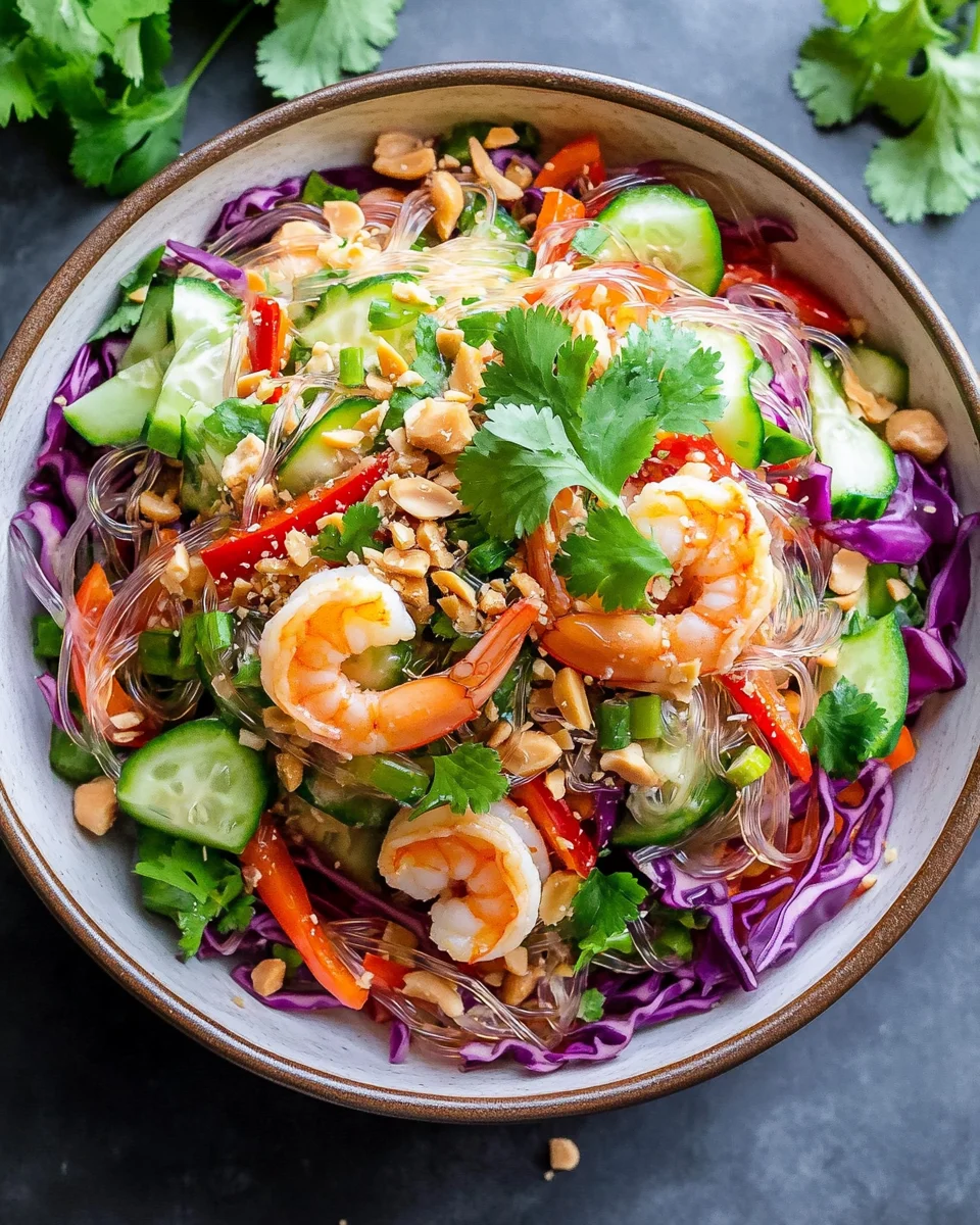 Thai Glass Noodle Salad with Peanut Dressing 29 Thai