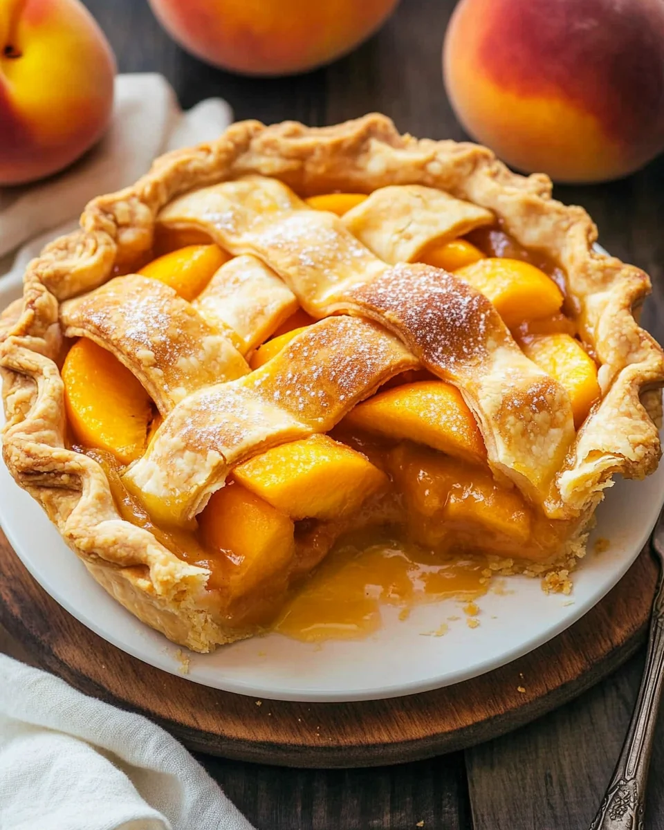 The Best Peach Pie 24 The