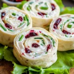 Turkey Cranberry Pinwheels