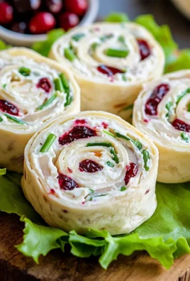 Turkey Cranberry Pinwheels
