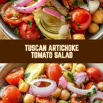 Tuscan Artichoke Tomato Salad 19 Pinterest Hidden Image