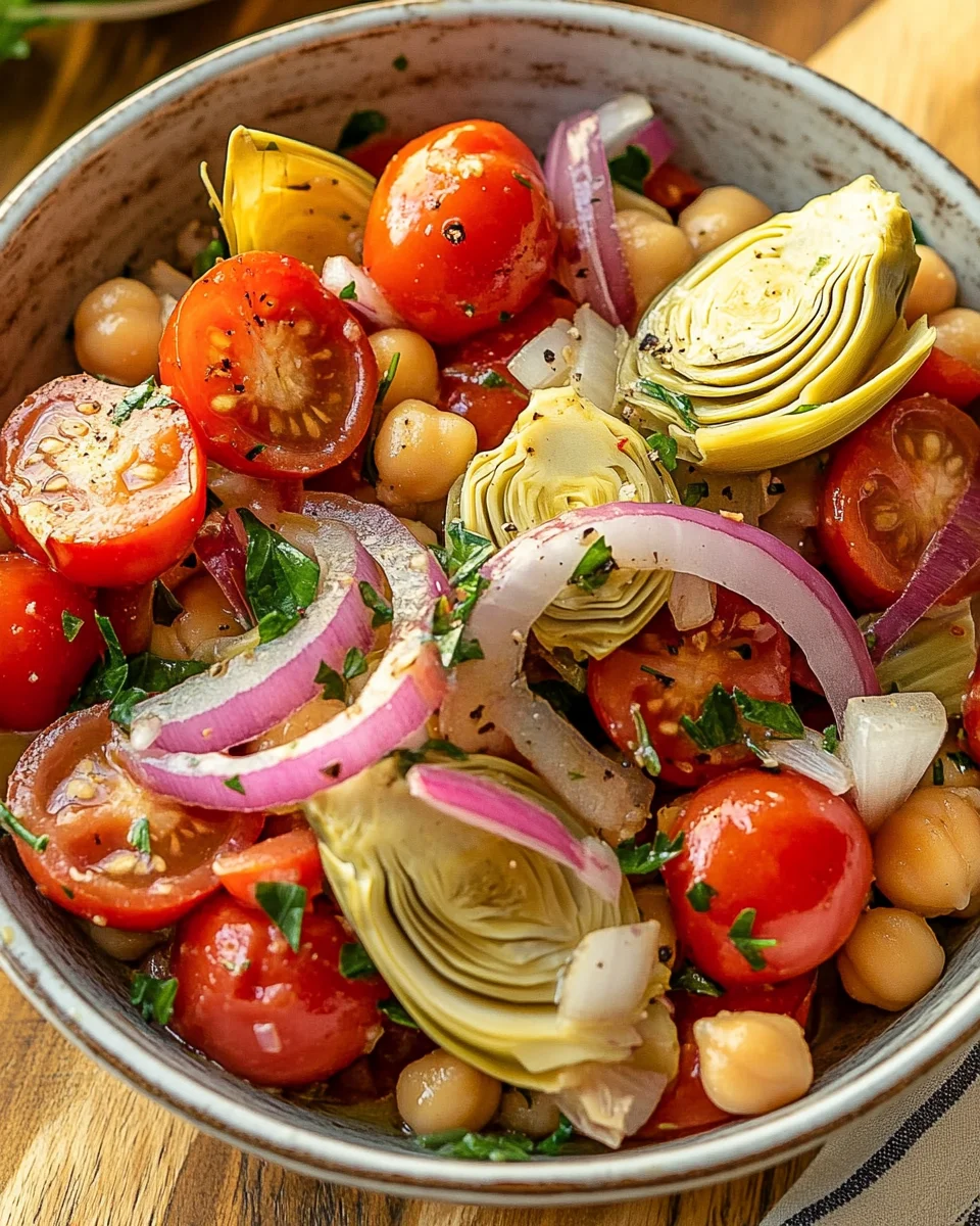 Tuscan Artichoke Tomato Salad 24 Tuscan Artichoke Tomato Salad