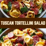 Tuscan Tortellini Salad 16 Pinterest Hidden Image