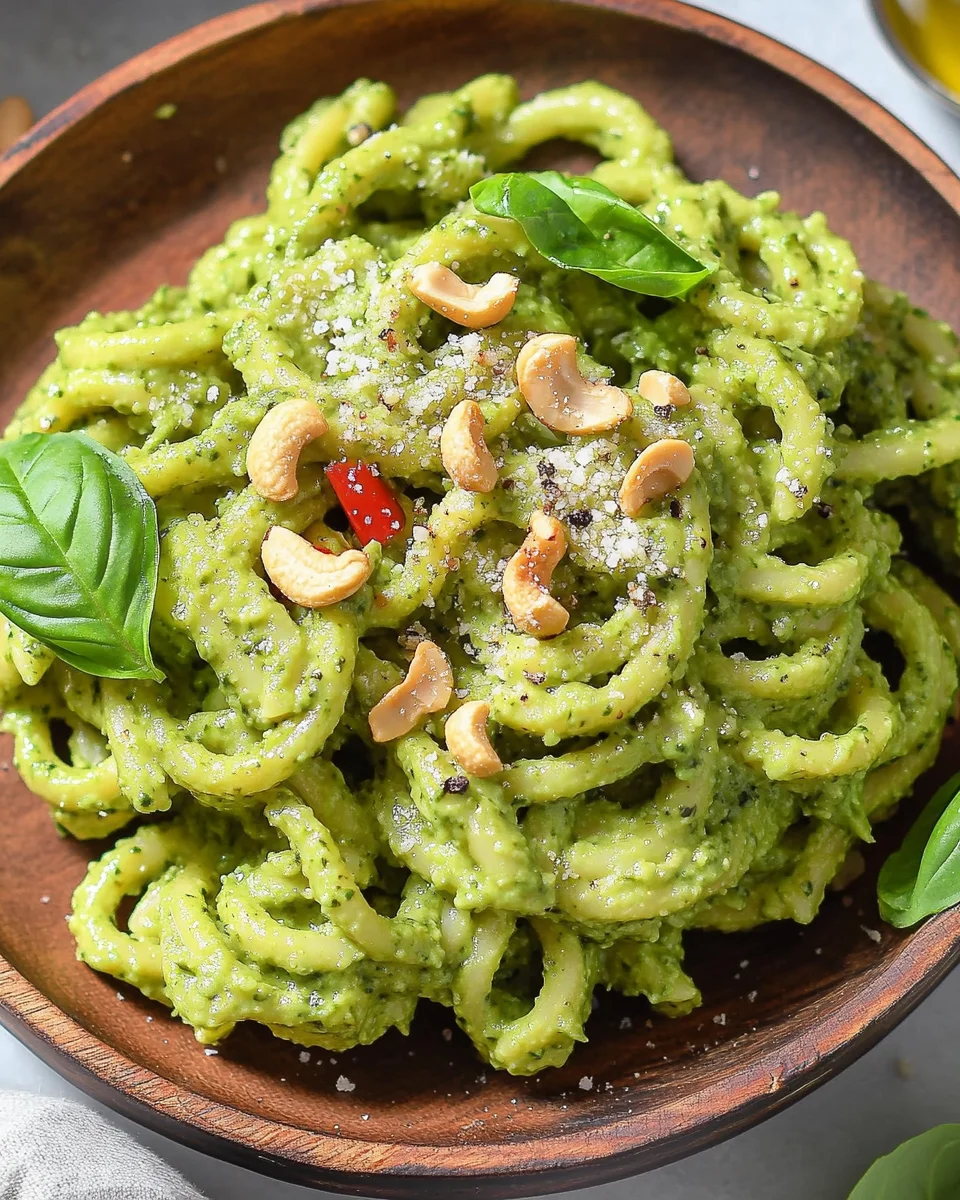 Vegan Avocado Pesto Pasta 19 Vegan
