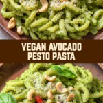 Vegan Avocado Pesto Pasta 17 Pinterest Hidden Image
