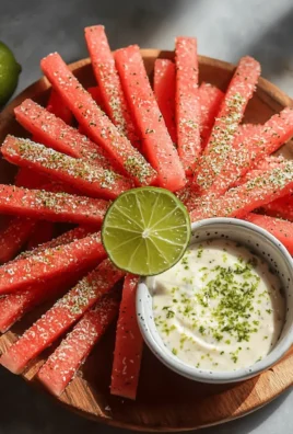 Watermelon Fries with Coconut Lime Dip | Healthy Summer Snack!