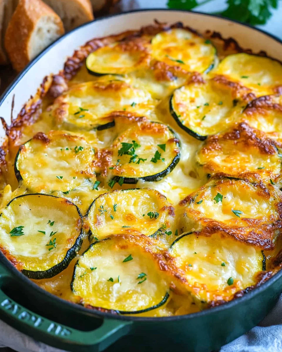 Zucchini and Yellow Squash Au Gratin 19 Zucchini