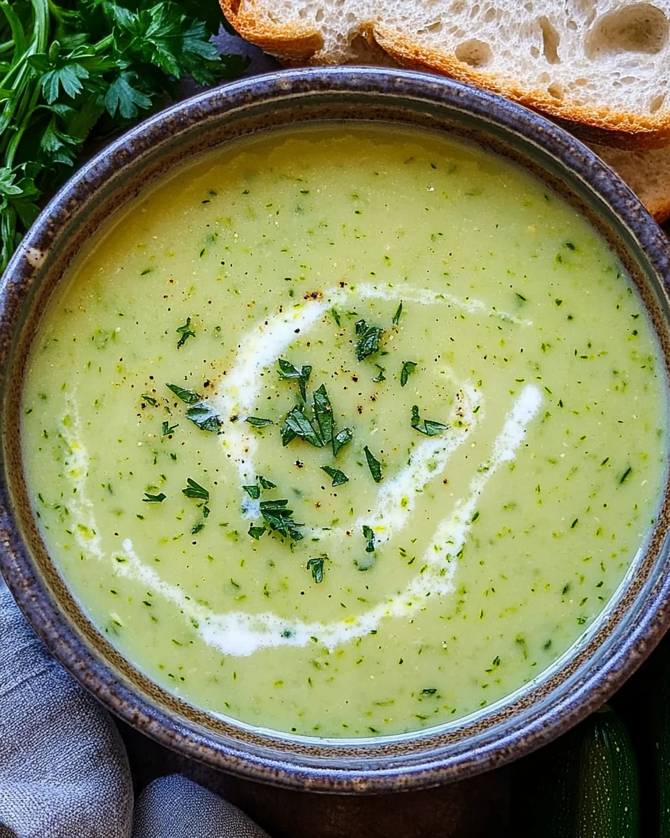 Zucchini Soup 20 Zucchini